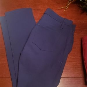 Ann Taylor navy stretch modern fit pant